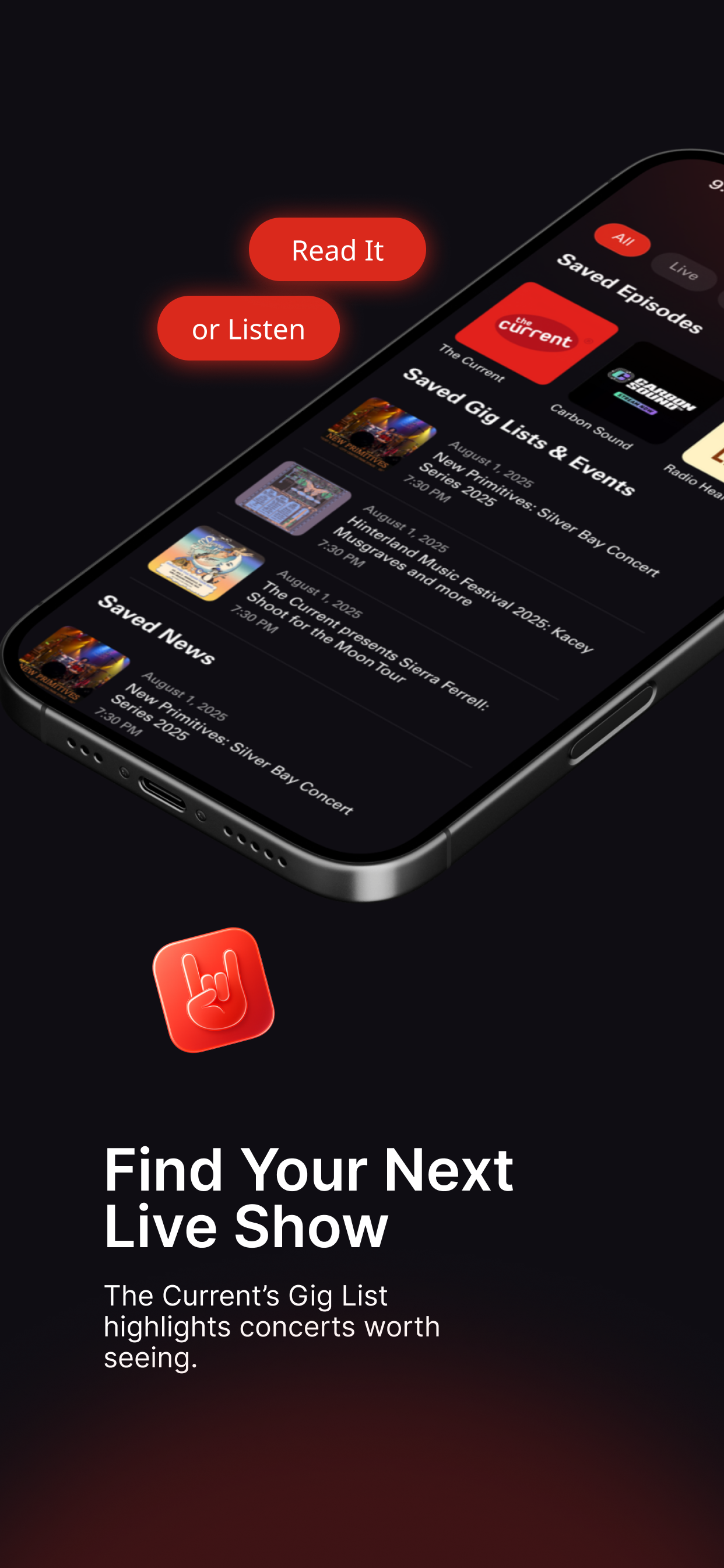 The Current screen 2